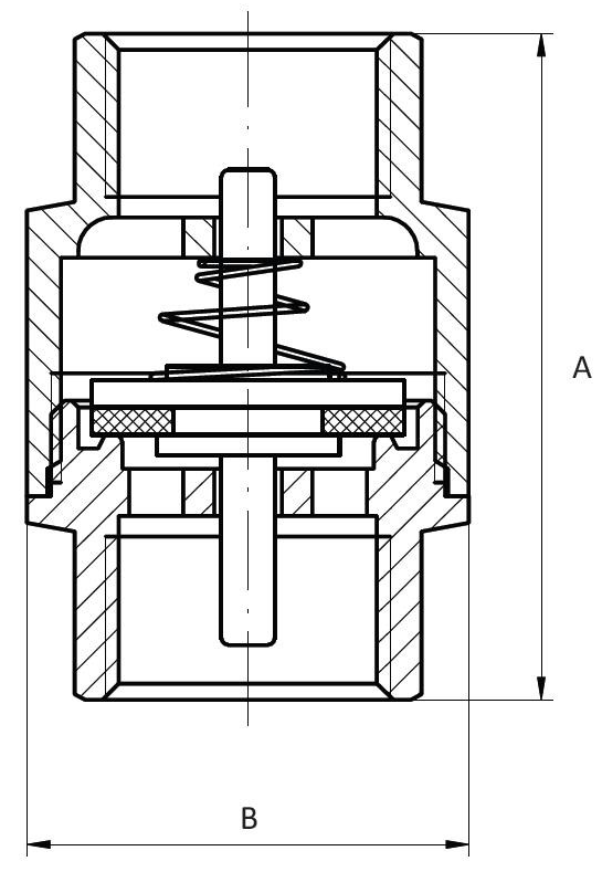 Конструкция обратного клапана